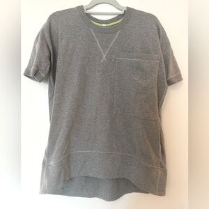 Lululemon Mudra sweatshirt heathered size 8, pockets, small stain